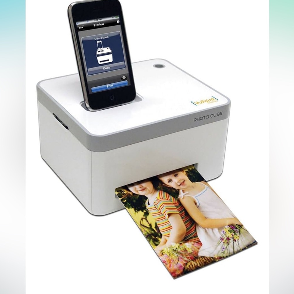 NWT VUPOINT PHOTO CUBE COMPACT PHOTO PRINTER IP-P10-VP